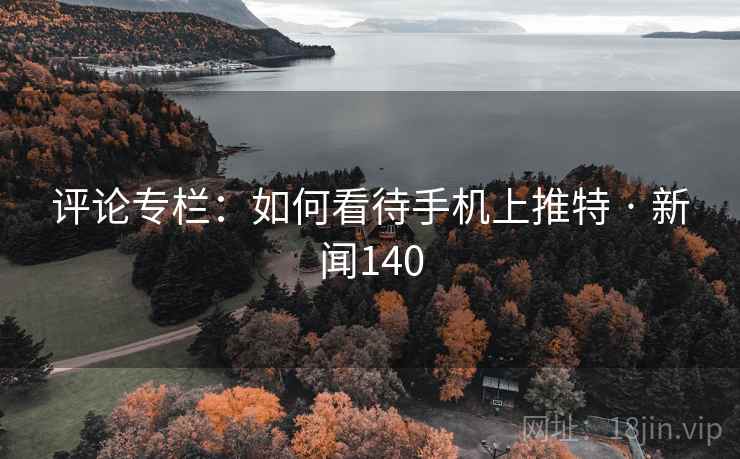 评论专栏：如何看待手机上推特 · 新闻140