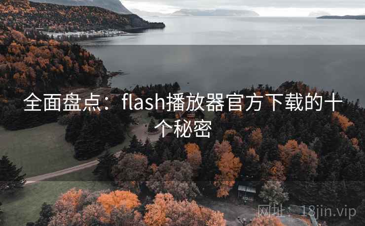 全面盘点：flash播放器官方下载的十个秘密